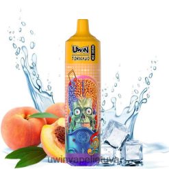UWIN Vape Lietuva - UWIN CRYSTAL 35k vienkartinis vape vasarinis persikų ledas 8BL8231