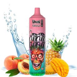 UWIN Vape Parduotuvė - UWIN CRYSTAL 35k vienkartinis vape persikų mango ananasai 8BL8225
