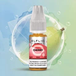 Didmeninė prekyba Elf Bar ElfLiq Vyšnia 10mg ir 20mg 10ml MTL Nikotino druska