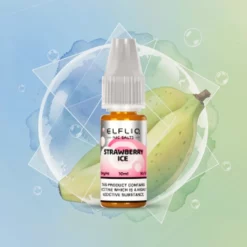 Didmeninė prekyba Elf Bar ElfLiq 10mg/20mg Braškių ledas Nikotino druska 10ml