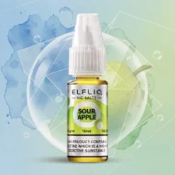 Didmeninė prekyba Elf Bar Elfliq Rūgštus obuolys druska 10mg 20mg 10ml MTL UK