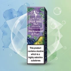 Didmena Pixie Juice Nikotino druskos 10ml 10mg/ml Juodieji serbentai ir kriaušė